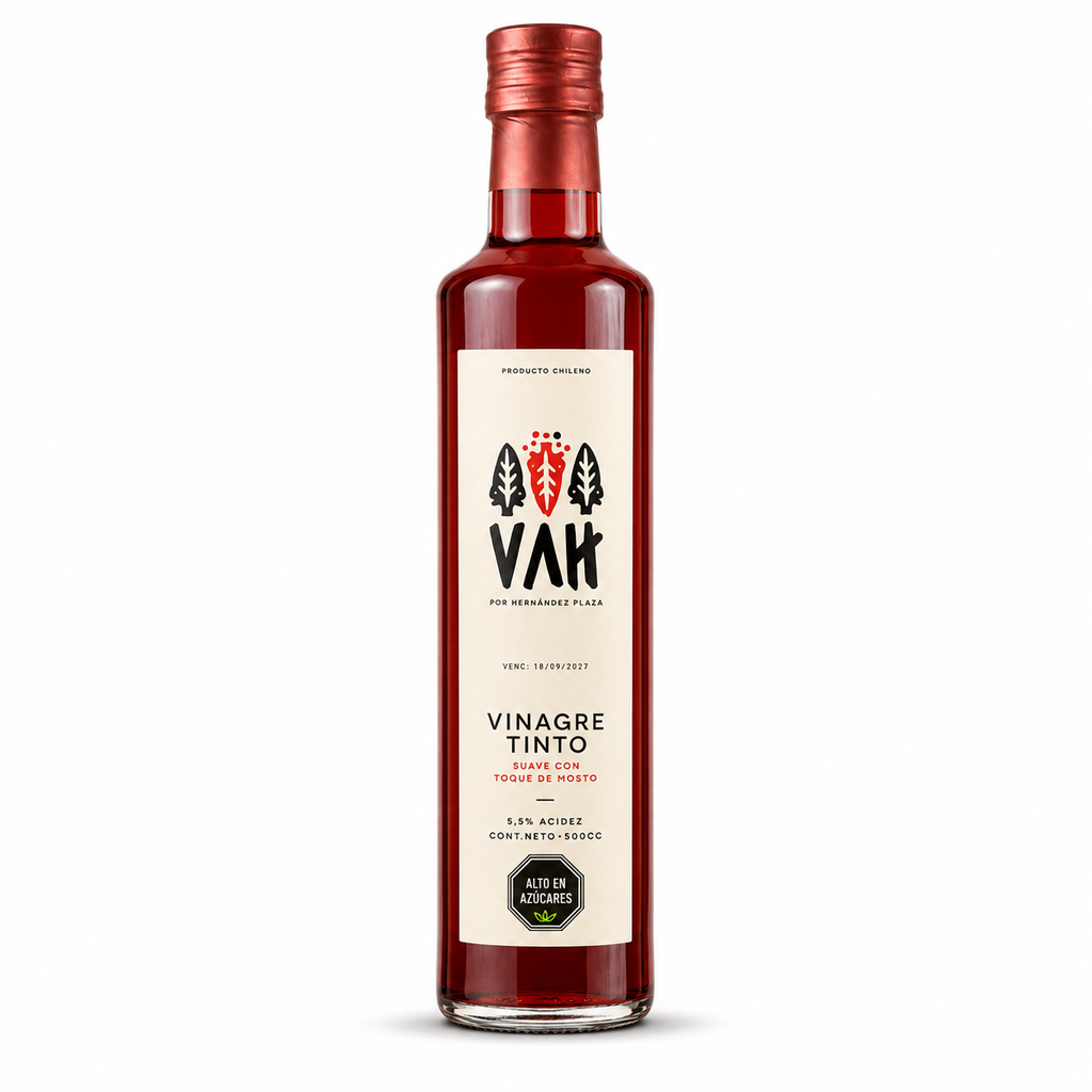 Vinagre Tinto VAH con Toque de Mosto 500 cc
