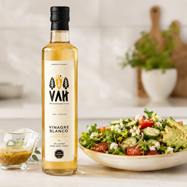 Vinagre Blanco VAH con Mosto de Uva Blanca 500 cc