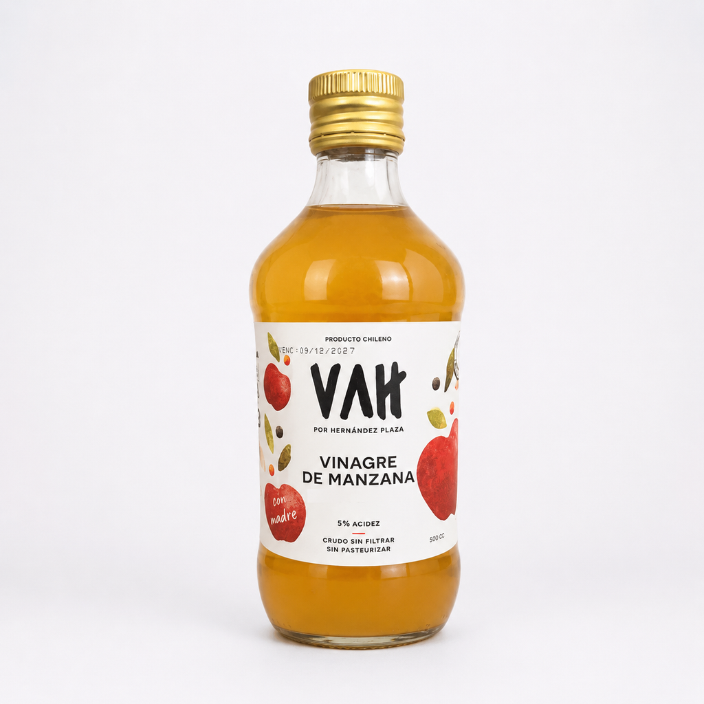 Vinagre de Manzana VAH con Madre 500 cc